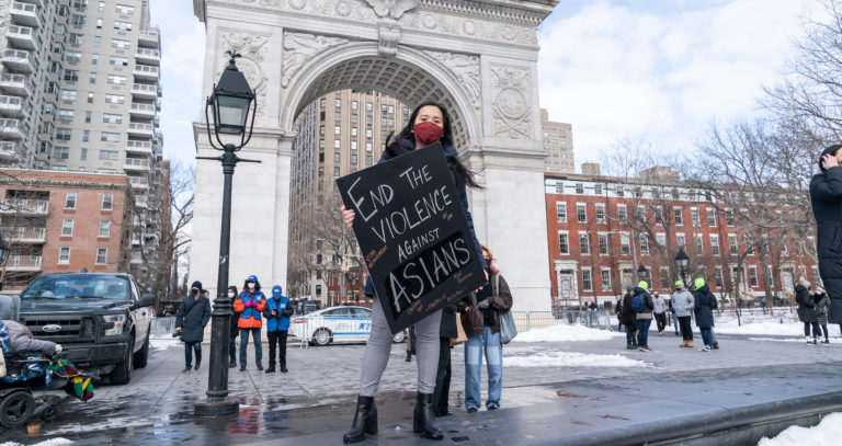Asian protest