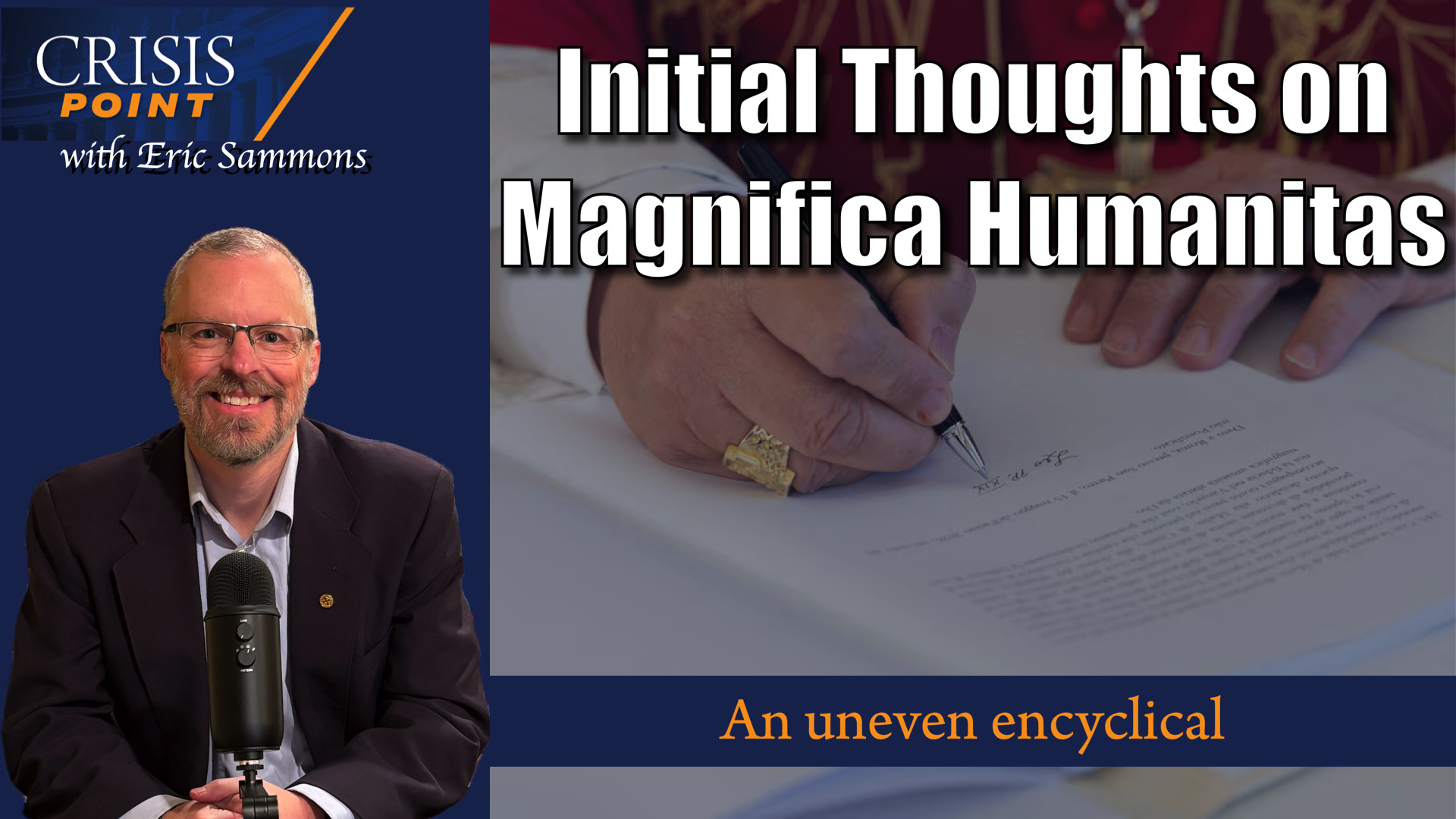 Initial Thoughts on Magnifica Humanitas episode artwork