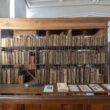 Historic chained library at Hereford Cathedral