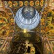 Iconostasis inside an Orthodox church in Bucharest